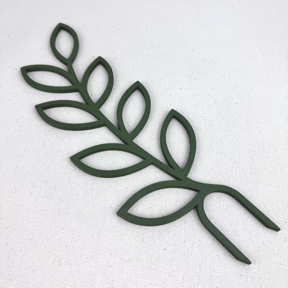 Plant Trellis, Leaf Shaped Plant Support, Indoor Garden Decor, 12.375" tall - Picture 6 of 11
